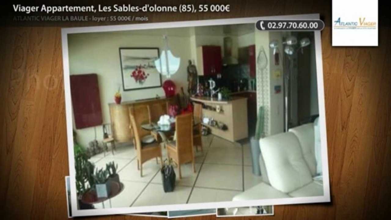 Viager Appartement, Les Sables-d'olonne (85), 55 000€