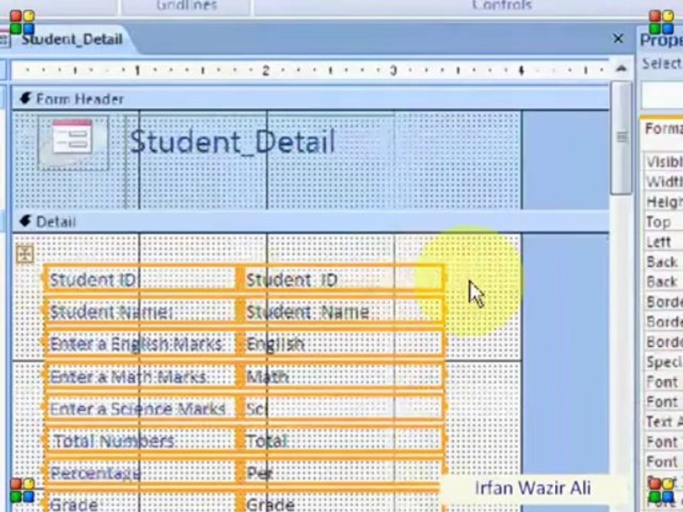 MS Access 2007 Part6 - Urdu Tutorial by Irfan Wazir Ali