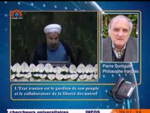 Sahar Report 7.08.2013 Pierre Dortiguier, discours du président Rohani