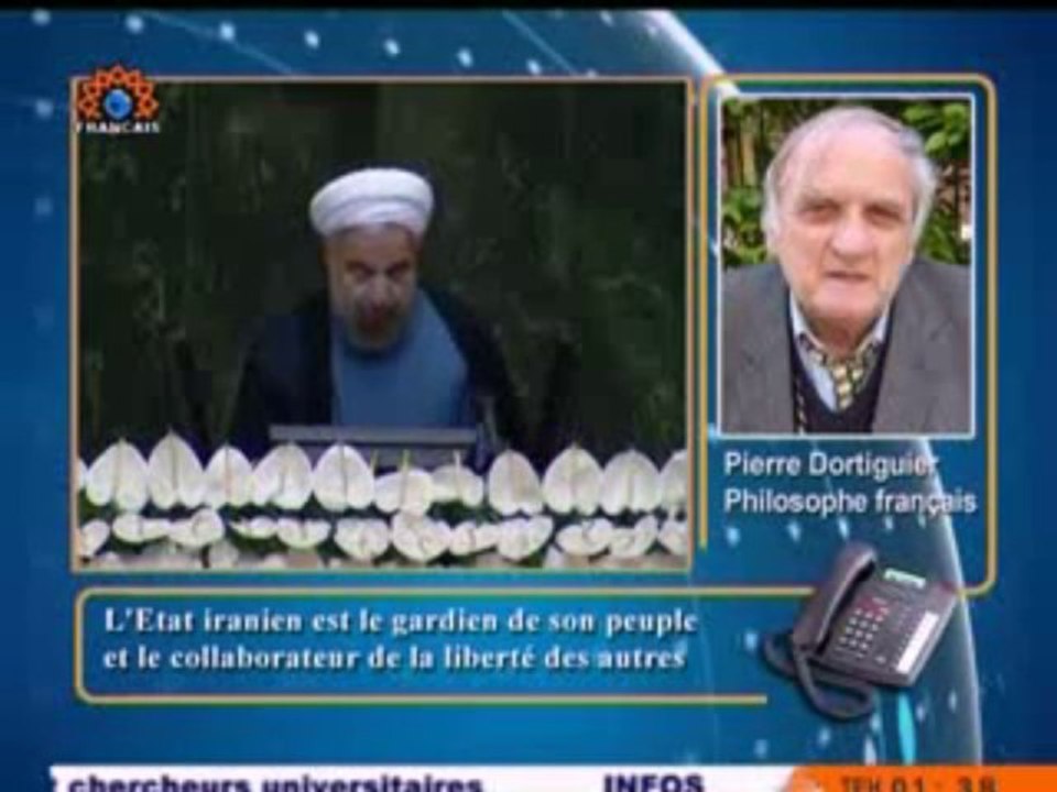 Sahar Report 7.08.2013 Pierre Dortiguier, discours du président Rohani