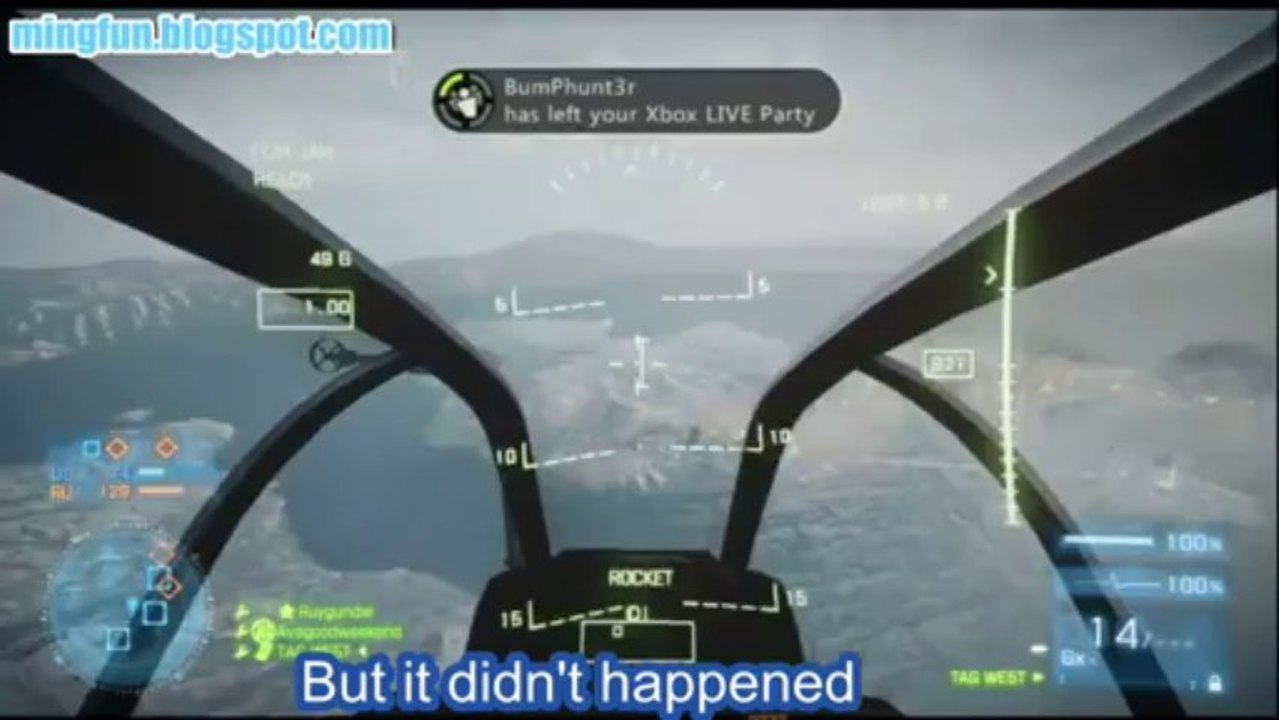 Battlefield 3 Invisible Jet Glitch