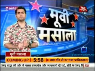 Movie Masala [AajTak News] 10th August 2013 Video Watch Online