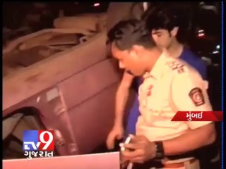 Tv9 Gujarat - Actor Sara Khan's vehicle turns turtle, no causalities