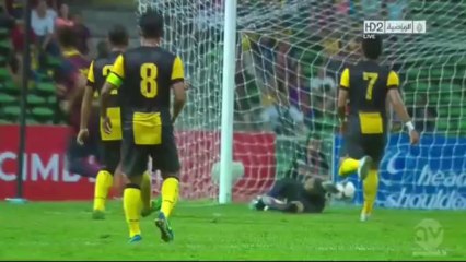 Neymar Great Goal ~ Malaysia IX vs FC Barcelona