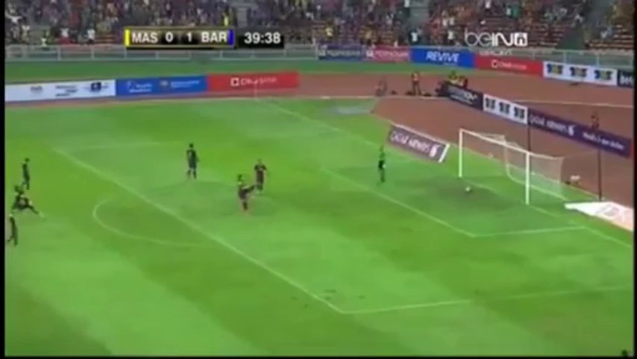 Gol de Amri [Malasia XI 1-1 FC Barcelona]