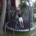 How to hit your face with your knees?? Do it on a trampoline!! Epic FAIL!!