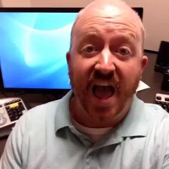 Great smackcam by a computer screen!! When technology is bored by humans...