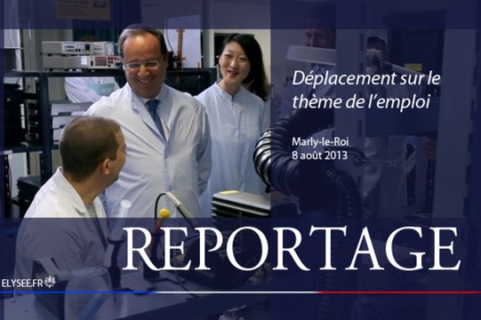 Une nation qui innove, qui invente, qui investit : déplacement à Marly-le-Roi