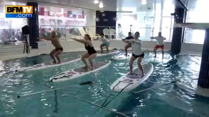 Le stand-up paddle, le nouvel aqua-gym - 10/08