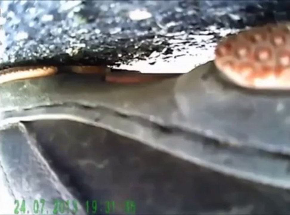 Accident de moto à grande vitesse