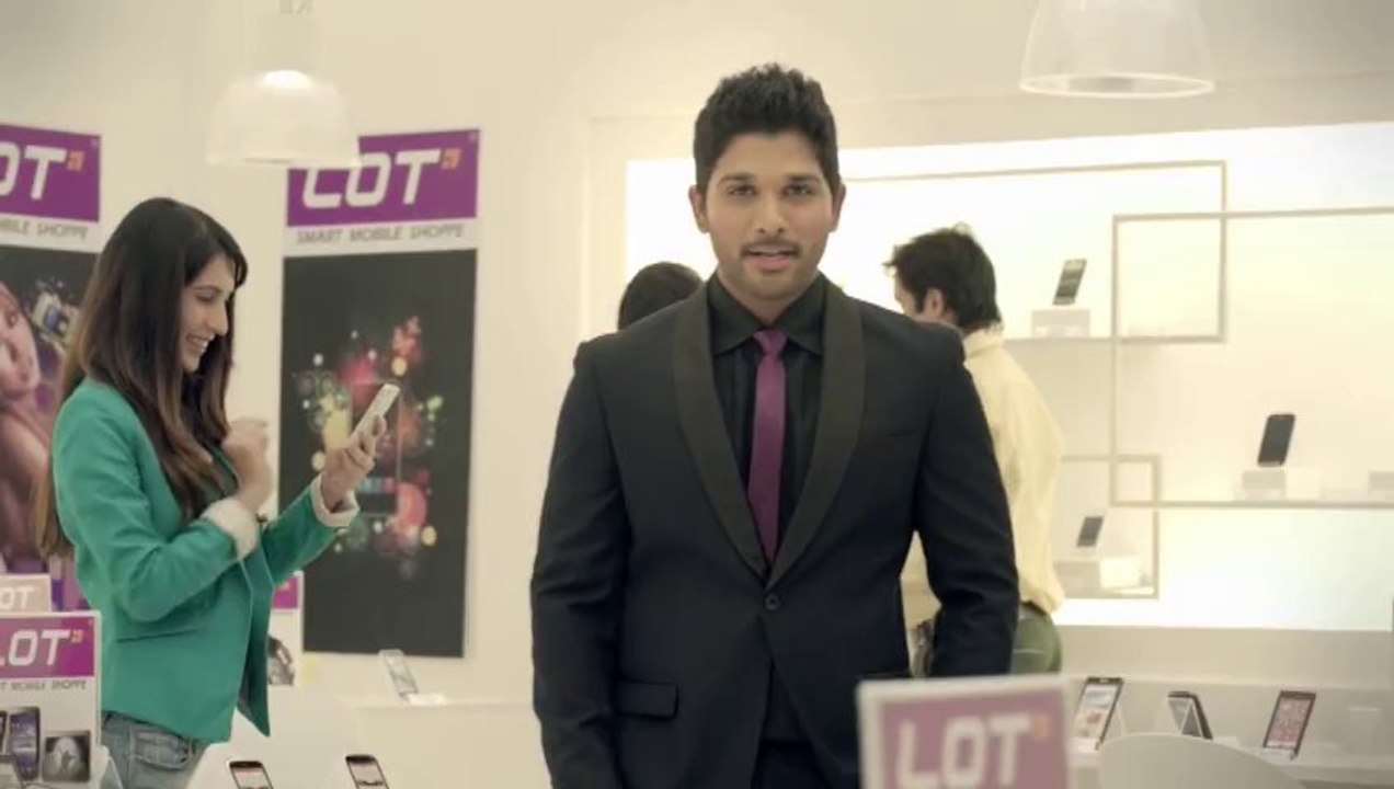 Allu Arjun as Lot Mobiles Ambassador Ad