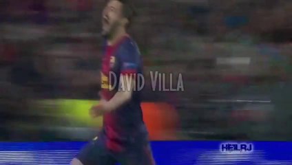 David Villa - All 48 Goals in FC Barcelona