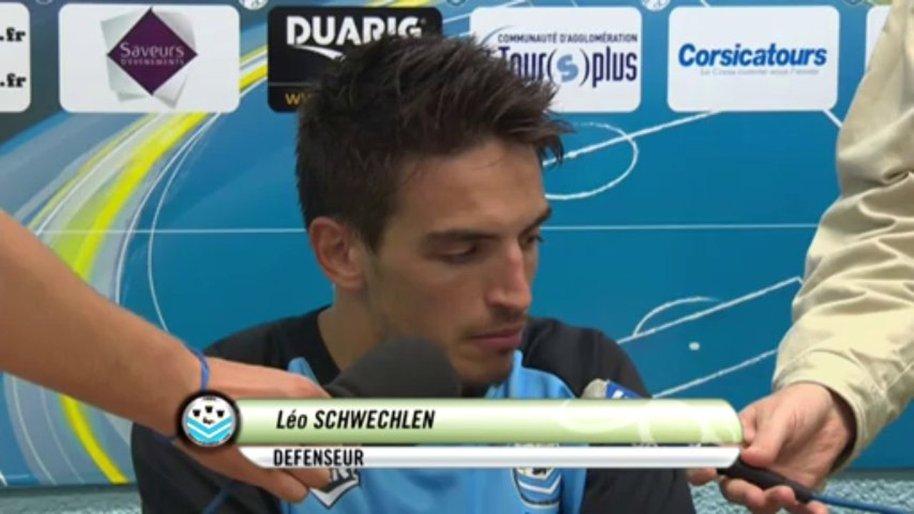 Conférence de presse Tours FC - Chamois Niortais (1-1) : Olivier PANTALONI (TOURS) - Pascal GASTIEN (NIORT) - 2013/2014