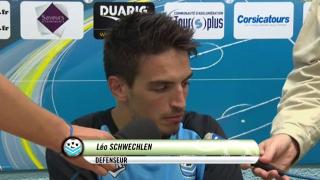 Conférence de presse Tours FC - Chamois Niortais (1-1) : Olivier PANTALONI (TOURS) - Pascal GASTIEN (NIORT) - 2013/2014