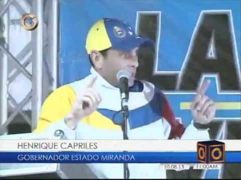 Capriles: El 8-D será un gran plebiscito para comenzar los cambios que el país reclama