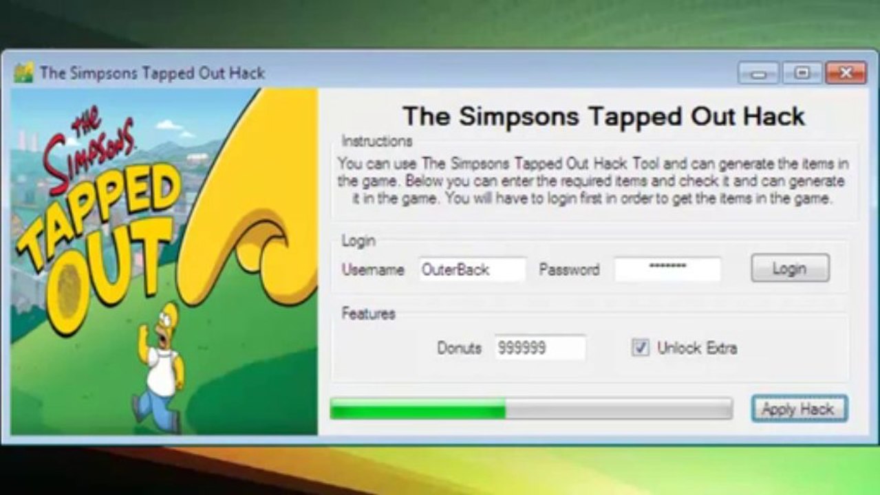 The simpsons tapped out 2013 Cheats + Hack Tool Download Now