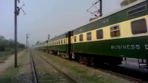 Pakistan Railways, 304 Dn Business Express accelerating out of Lahore, By: sasPRfan