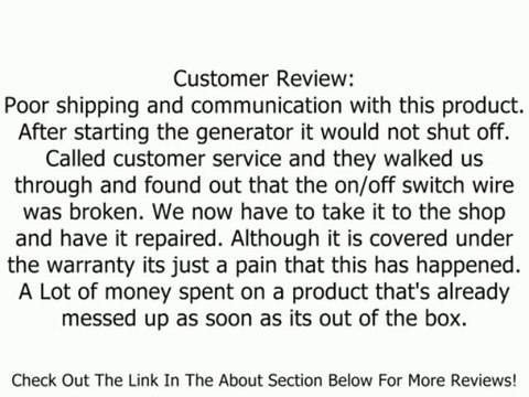 Generac 5778 XG4000 4,500 Watt 220cc OHV Gas Powered Portable Generator With Wheel Kit Review
