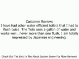 Toto CST454CUFG#01 Drake II 1G Close Coupled Toilet with SanaGloss, Cotton Review
