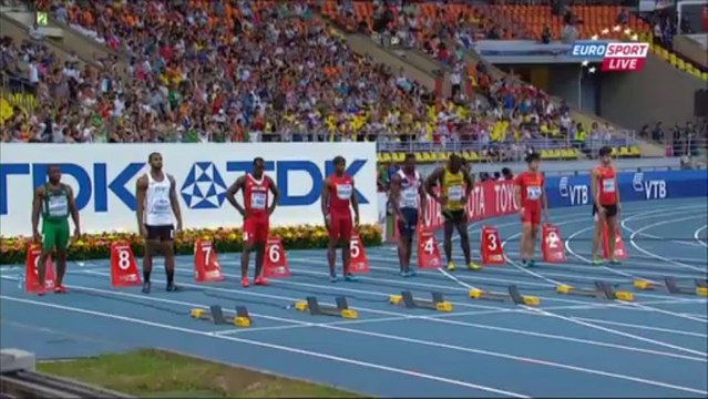 IAAF World Champs #Moscow2013 - 100 mt. Men's 1st Round 6/7