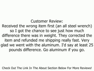Ridgid 31115 48-Inch Aluminum Pipe Wrench Review