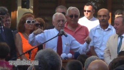 Haberal Ereğli’de konuştu: Ben buradayım ama gönlüm Silivri’de
