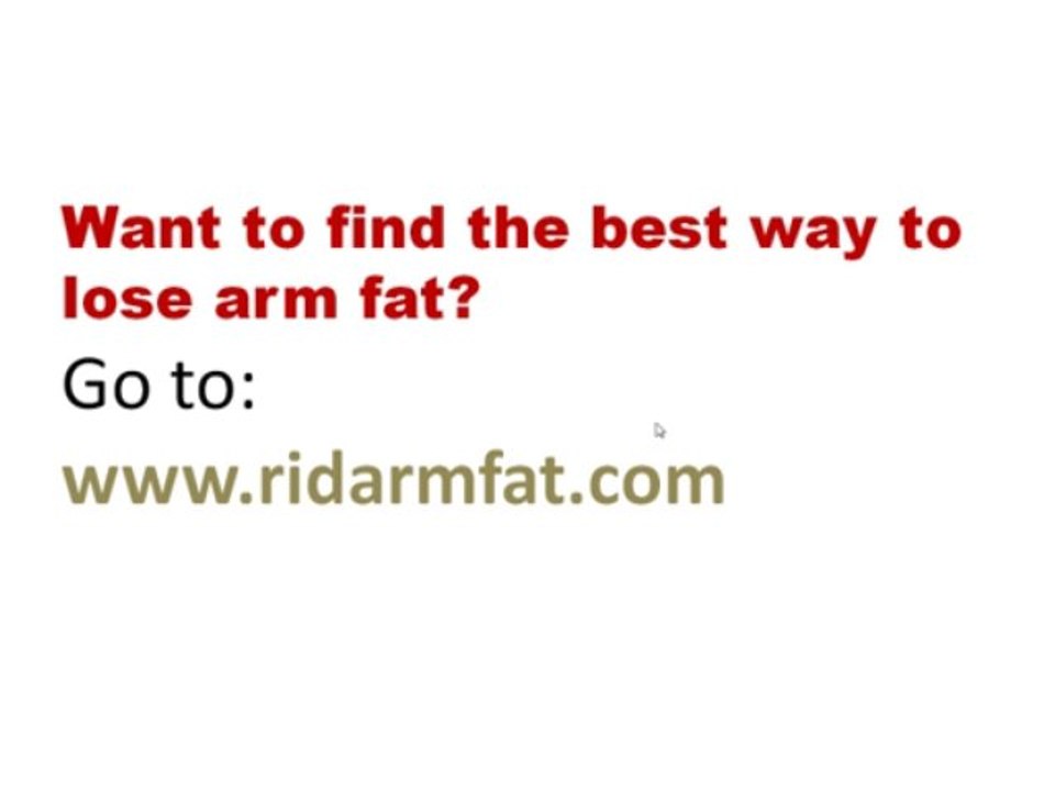 reasons to lose arm fat 4 prevent cellulite