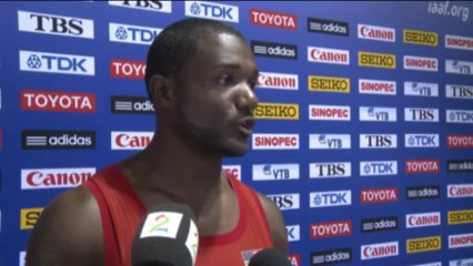 Скачать видео: Mundiales de Moscú - Gatlin: ''La IAAF está haciendo un trabajo increíble''