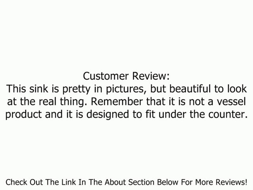 KOHLER K-2361-B11 Kallos Spun Glass Undercounter Lavatory, Ice Review