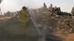 US firefighters battle California wildfires