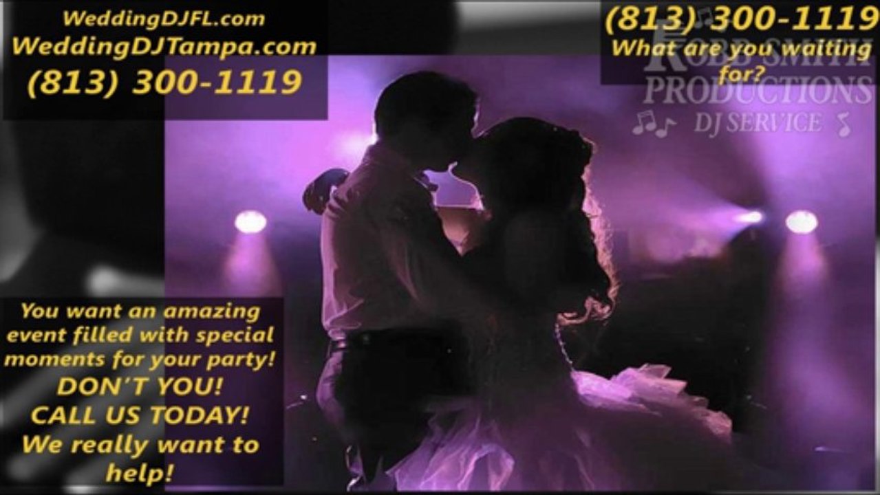 St. Petersburg Wedding DJ - Robb Smith Productions - (813) 300-1119 - St. Petersburg Wedding DJ