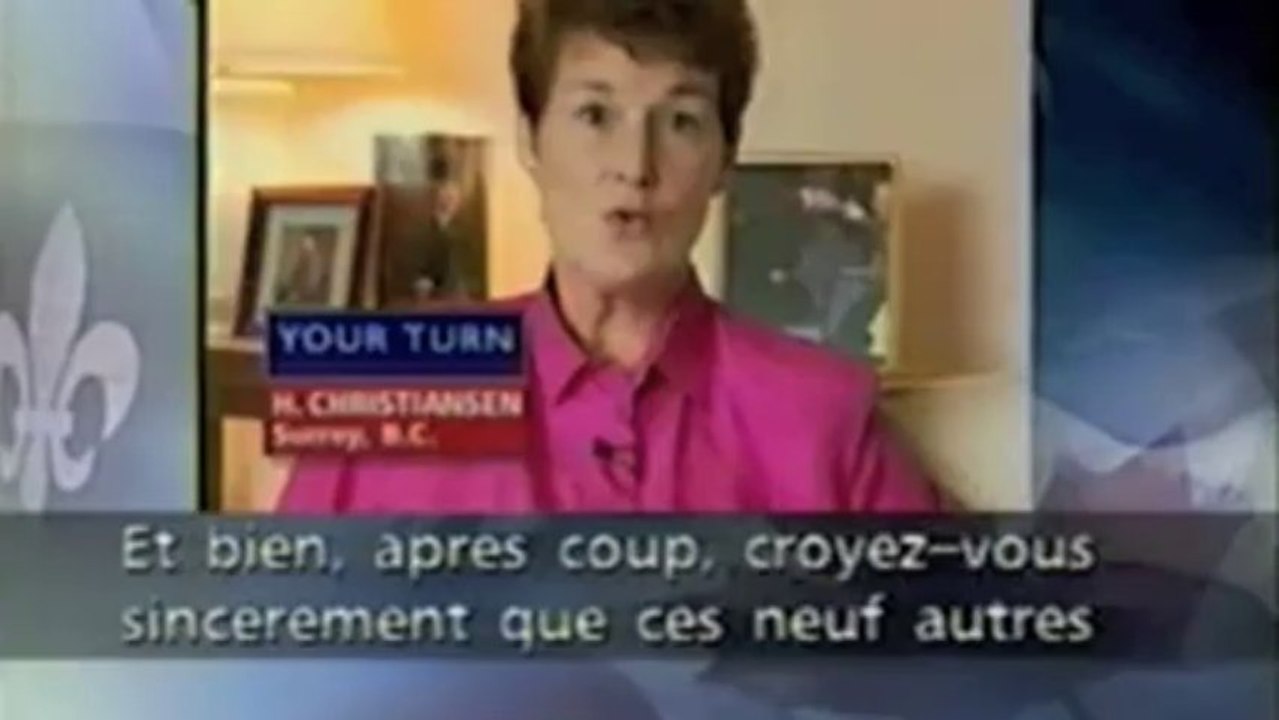 The national pré référendum 1995