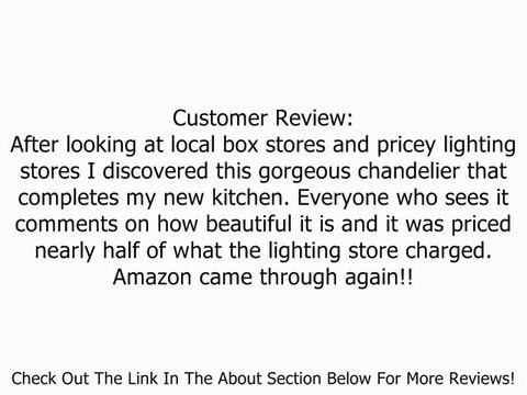 Progress Lighting P4329-10 9-Light Trinity Chandelier, Polished Brass Review