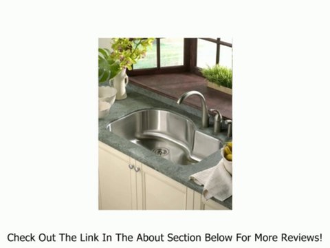 Houzer MH-3200-1 Medallion 32-1/2-by-21-Inch Offset Single Bowl Undermount Kitchen Sink Review