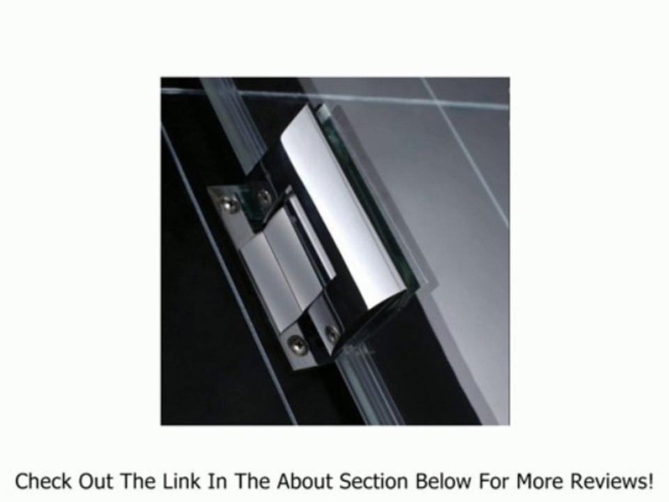 DreamLine SHDR-20467210S-01 Frameless Hinged Shower Door 46 to 47 by 72 Clear 3/8 Glass Door Chrome Finish Review