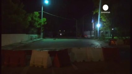 Yunanistan'da kaçak göçmenlerden ayaklanma