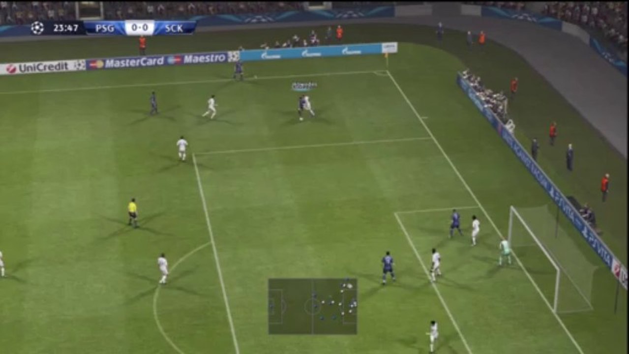 (thegamer) pes 2013  ligue des champions Paris Saint-Germain-schalke04 quart de finale aller