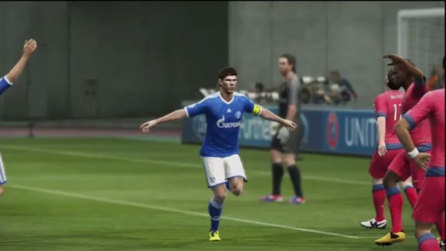 (thegamer) pes 2013 ligue des champions Schalke04-Paris Saint-Germain quart de finale retour