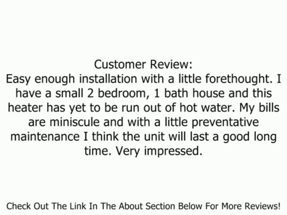 Rinnai R75LSe Natural Gas Tankless Water Heater, 7.5 GPM Review