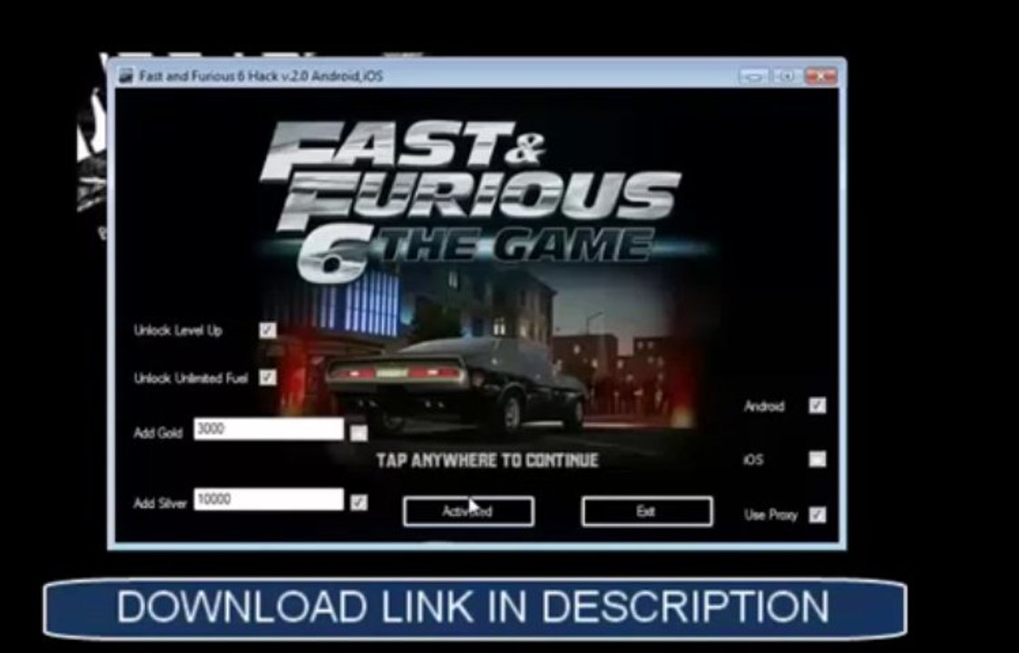 Fast _ Furious 6 Unlimited Fuel Gold _ Silver Hack Adder And