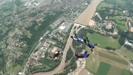 PARACHUTISME - CHAMPIONNATS DE FRANCE VICHY 2013 - VR4 « FAFCO Nice Saut2»- 9aout13