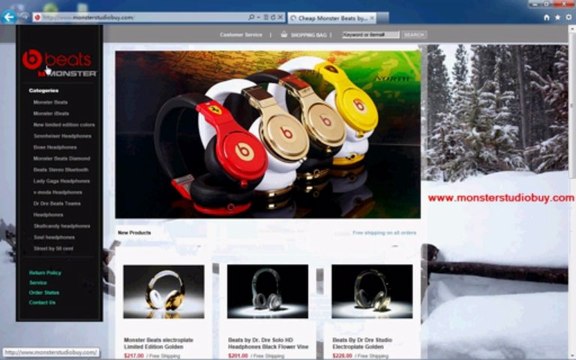 Cheap Monster Beats by Dr. Dre Studio Headphones- monsterstudiobuy.com