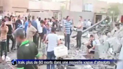 Irak: plus de 60 morts dans une nouvelle vague d'attentats