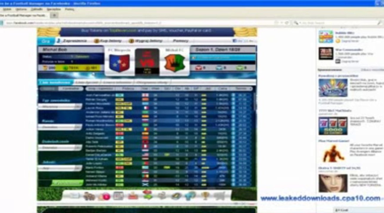 Top Eleven Hack tool Update [2013 August ] 100% Working_