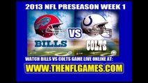 Watch Indianapolis Colts vs Buffalo Bills 2013 NFL Preseason Game Online