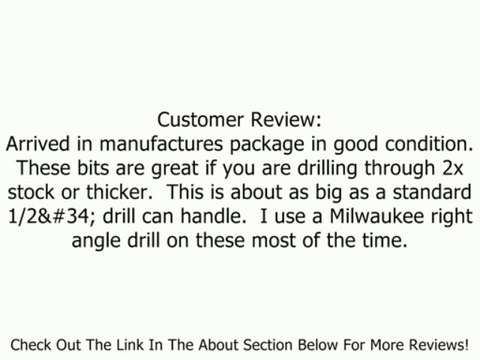 Milwaukee 48-25-4125 4-1/8-Inch Bit with 7/16-Inch Shank Selfeed Bit Review