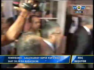 Aziz Yıldırım ve Volkan Demirel, Kadir Has Stadı'na geldi. 11.08.2013