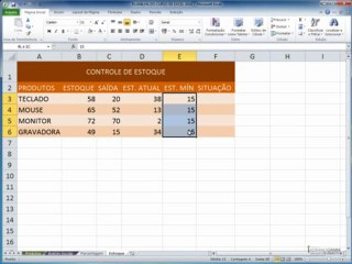 excel2010  CAPÍTULO 6 - AULA 2 formatação da planilha
