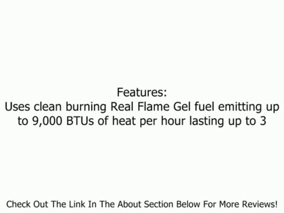 Real Flame Chateau Gel Corner Fireplace in Espresso Finish Review