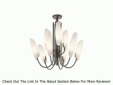 Kichler Lighting 42213OZ Stella 9-Light Chandelier, Olde Bronze with Satin-Etched Cased Opal Glass Review